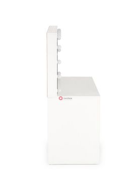 CentrMebel | Туалетный столик с зеркалом HOLLYWOOD XL (белый) 3