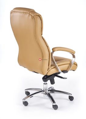 CentrMebel | Кресло офисное руководителя FOSTER (светло-коричневый) 2