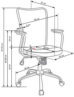 CentrMebel | Офісне крісло Andy (зелений) 3