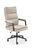 CentrMebel | Офисное кресло для руководителя в ткани ADRIANO (бежевый) 1