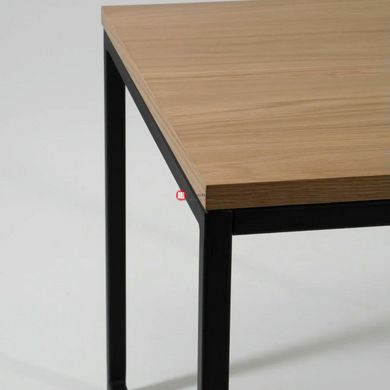 CentrMebel | Комплект журнальных столов квадратных МДФ Largo DUO Дуб 3