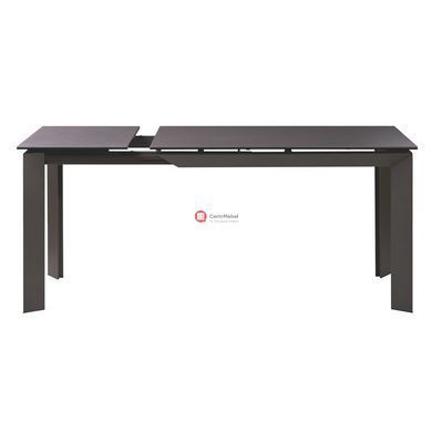 CentrMebel | Vermont Pure Grey Стіл обідній керамічний 120-170 см (сірий) 3