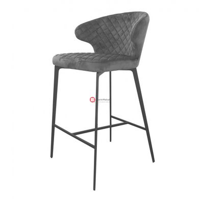 CentrMebel | Keen Напівбарний стілець (сірий) 1