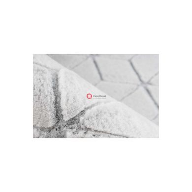 CentrMebel | Килим Vivica 125 geo White/Antracite 160х230 (білий; сірий) 3