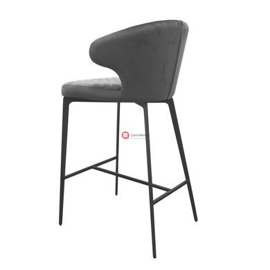 CentrMebel | Keen Напівбарний стілець (сірий) 3