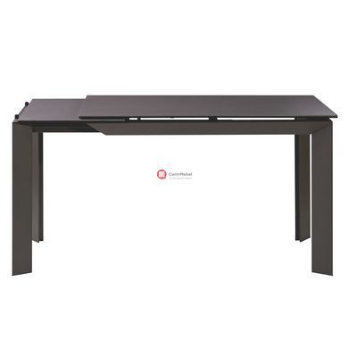 CentrMebel | Vermont Pure Grey Стіл обідній керамічний 120-170 см (сірий) 4