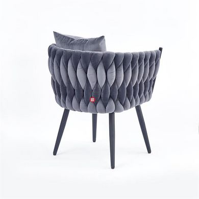 CentrMebel | Крісло для відпочинку AVATAR 2 (сірий/чорний) 3