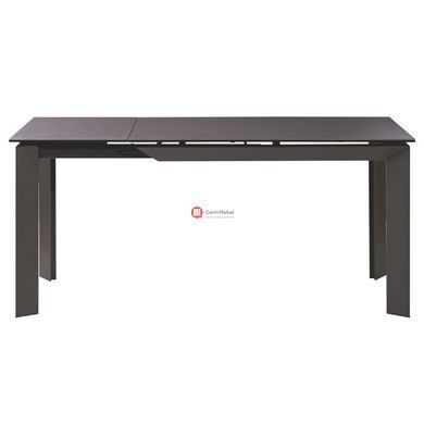CentrMebel | Vermont Pure Grey Стіл обідній керамічний 120-170 см (сірий) 2
