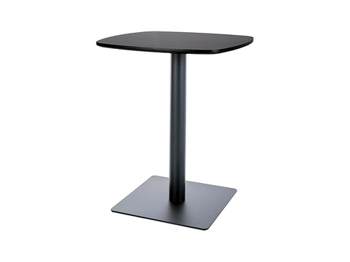 CentrMebel | Стол обеденный квадратный нераскладной из МДФ BT001 60х60 (черный) 1