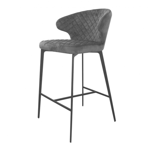 CentrMebel | Keen Напівбарний стілець (сірий) 1