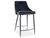 CentrMebel | Барний стілець PIANO B H-2 VELVET (чорний) 1