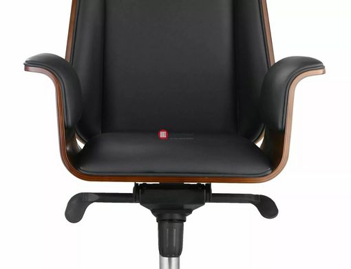 CentrMebel | Офисное кресло руководителя в экокоже Alabama (черный) 5