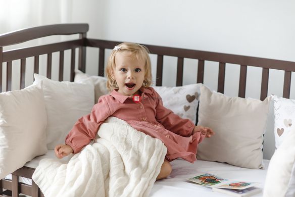 CentrMebel | Ліжко дитяче TRANSFORMER ЧОВНИК з шухлядою DeSon 60x120 (горіх) 10