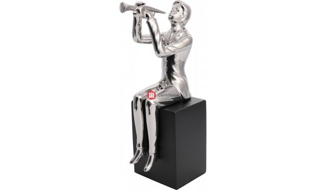 CentrMebel | Скульптура Trombone Player Silver (срібний) 3