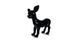 CentrMebel | Скульптура Chihuahua K120 Black (чорний) 3