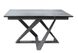 CentrMebel | Стол обеденный раскладной стеклянный с керамикой серый DAOSUN DT 8101 6