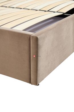 CentrMebel | Кровать двухспальная с подъемным механизмом PALAZZO 160x200 (бежевый) 4