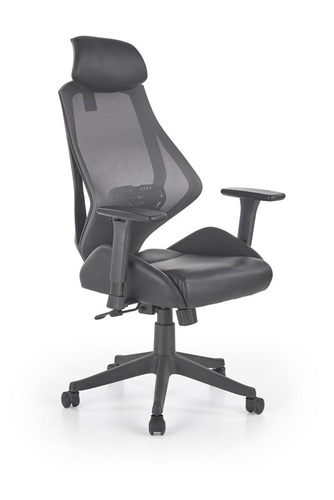 CentrMebel | Крісло офісне HASEL черний/сірий 1