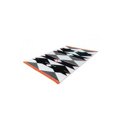 CentrMebel | Килим Broadway 500 Black/White/Red 160х230 (чорний; білий; червоний) 4