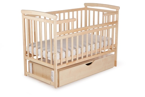 CentrMebel | Ліжко дитяче TRANSFORMER ЧОВНИК з шухлядою DeSon 60x120 (натуральний) 1