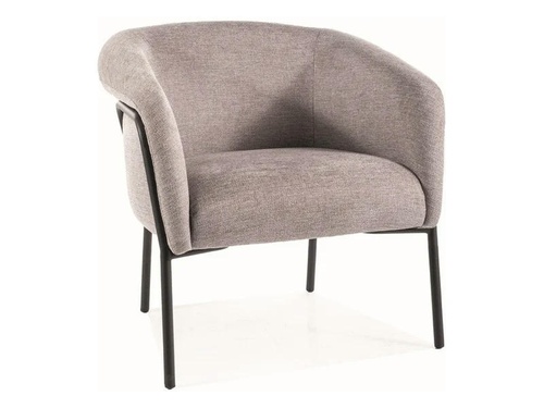 CentrMebel | Кресло мягкое CLOVER BREGO (серый) 1