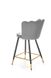 CentrMebel | Барный стул H106 (серый/черный/золотой) 8