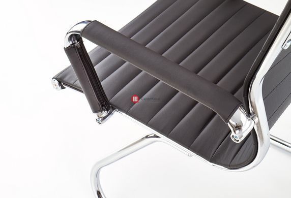 CentrMebel | Крісло офісне конференційне PRESTIGE SKID (чорний) 4