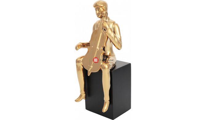 CentrMebel | Скульптура Violin Player Gold (золотий) 3