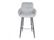 CentrMebel | Барний стілець OLIVA (світло-сірий) 6