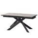 CentrMebel | Стол обеденный прямоугольный раскладной керамический Gracio Light Grey 160(240)х90 (серый мрамор) 5
