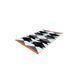 CentrMebel | Килим Broadway 500 Black/White/Red 160х230 (чорний; білий; червоний) 4