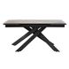 CentrMebel | Стол обеденный прямоугольный раскладной керамический Gracio Light Grey 160(240)х90 (серый мрамор) 5