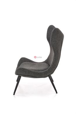 CentrMebel | Кресло для отдыха ATLANTIS (антрацит/черный) 3