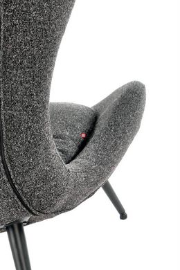 CentrMebel | Кресло для отдыха ATLANTIS (антрацит/черный) 8