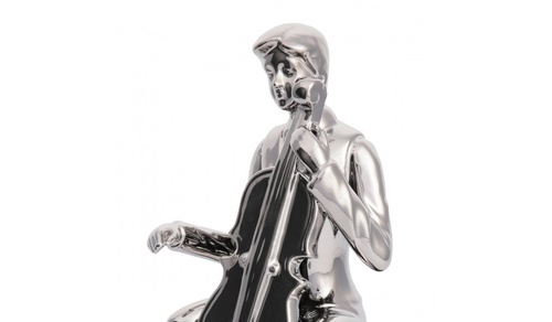 CentrMebel | Скульптура Violin Player Silver(серебряный) 1