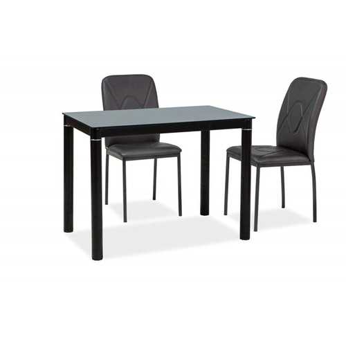 CentrMebel | Стол обеденный Galant 100x60 Черный 1