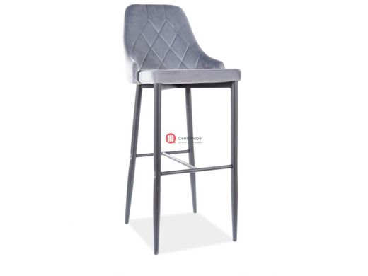 CentrMebel | Барний стілець TRIx B H-1 (сірий) BLUVEL 14 1