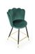 CentrMebel | Барний стілець H106 (темно -зелений/чорний/золото) 9