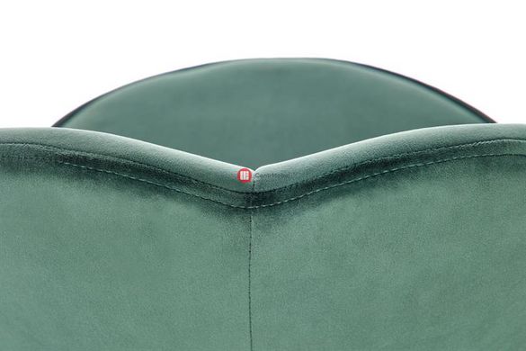CentrMebel | Барний стілець H106 (темно -зелений/чорний/золото) 6