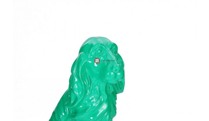 CentrMebel | Скульптура Dog Green 33cm (зелений) 2