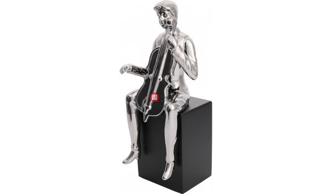 CentrMebel | Скульптура Violin Player Silver(серебряный) 3