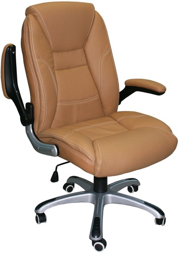 CentrMebel | Кресло офисное руководителя CLARK, beige Бежевый 1