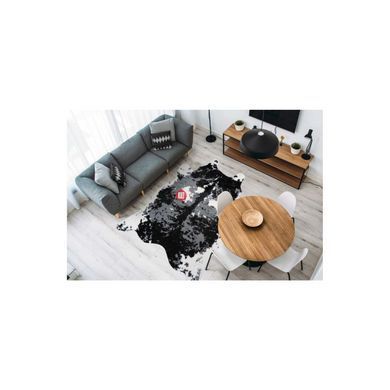 CentrMebel | Килим Desert 225 Black/White 160х230 (чорний; білий) 2