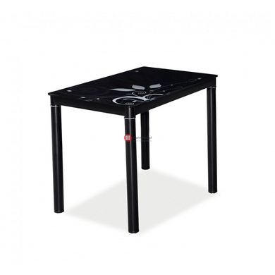 CentrMebel | Стол обеденный Damar 100x60 Черный 1