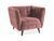 CentrMebel | Крісло CASTELLO 1 VELVET (антична троянда) BLUVEL 52 1