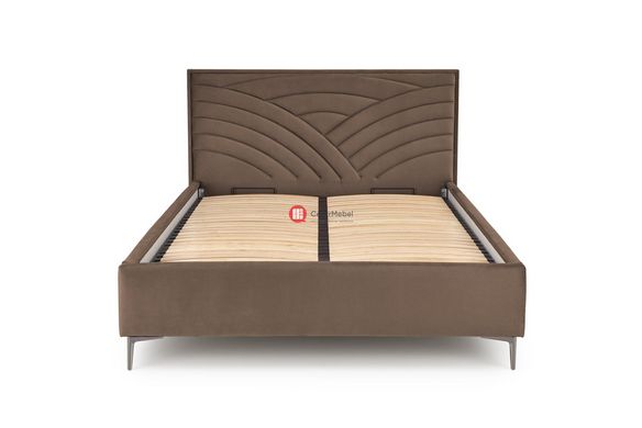 CentrMebel | Кровать двухспальная с подъемным механизмом MODULO 160x200 (бежевый) 6