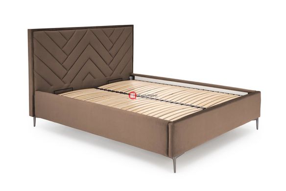 CentrMebel | Ліжко двоспальне з підйомним механізмом MODULO 160x200 (бежевий) 2