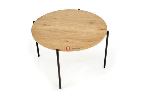 CentrMebel | Стол обеденный MORGAN (дуб золотой, черный) 4
