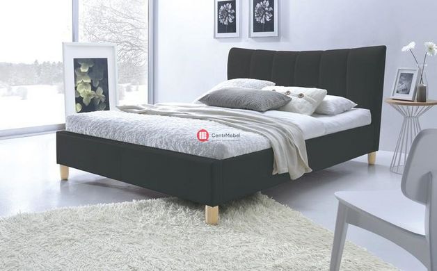 CentrMebel | Ліжко Sandy чорний 160 x 200 см 1
