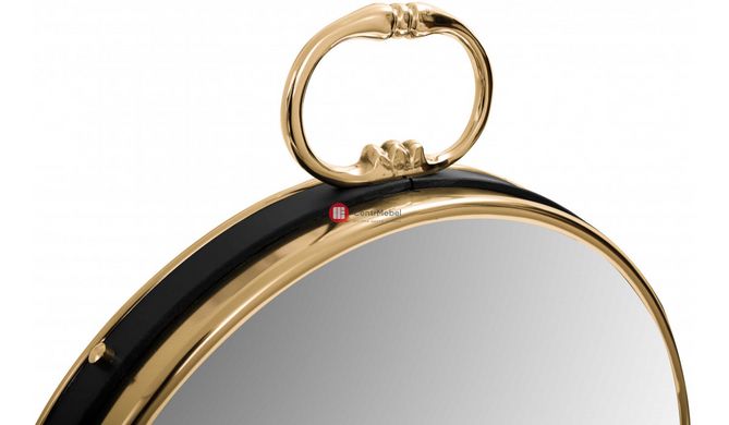 CentrMebel | Настенное зеркало Round 925 Gold/Black Ø 41 cm 2